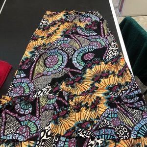 Long skirt elastic waist